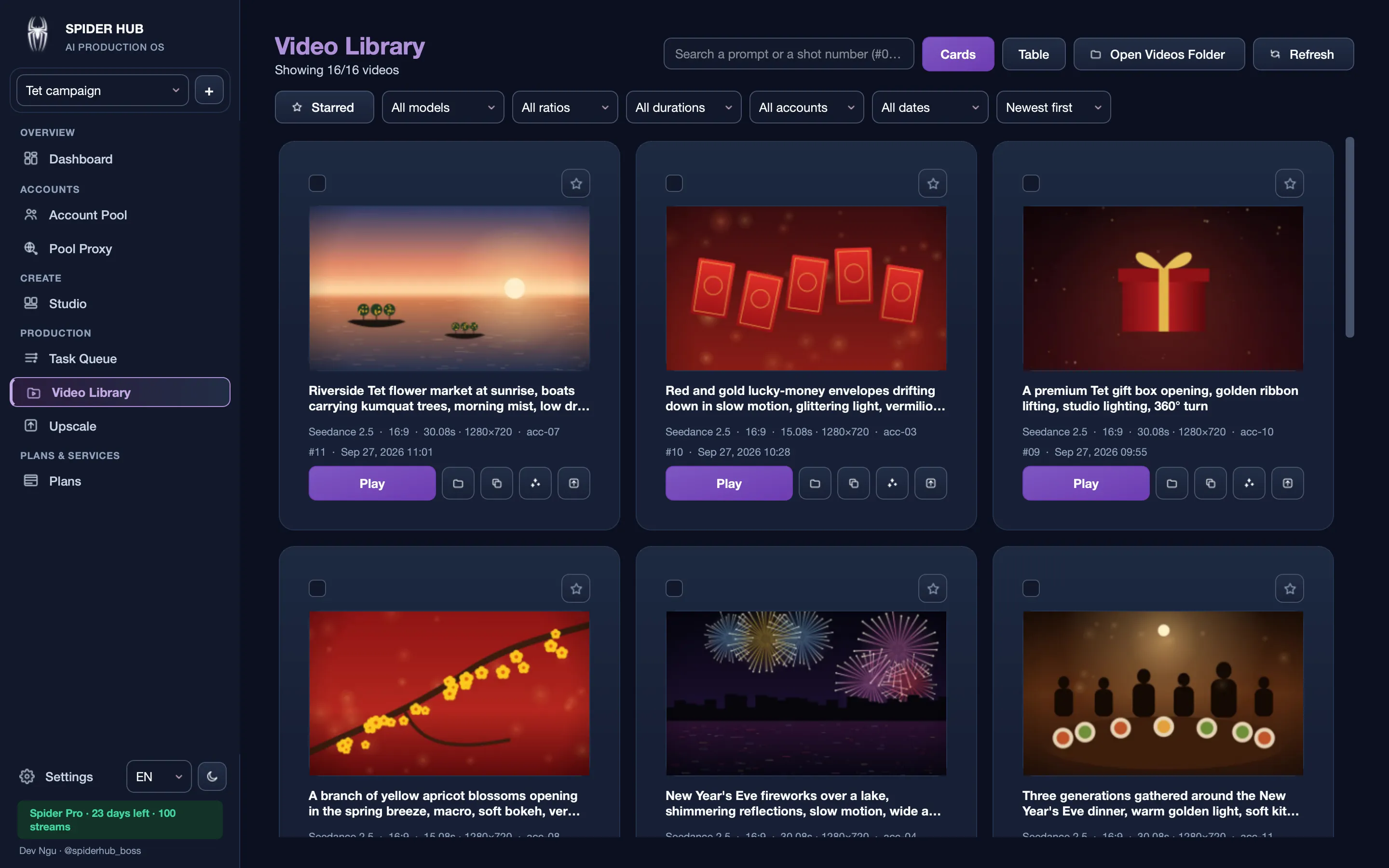 The Video Library